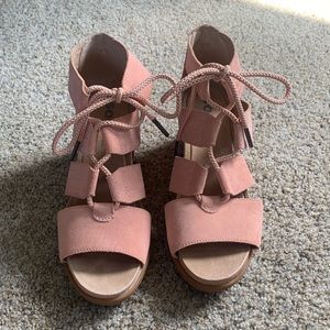 Sorel wedge sandals 8.5